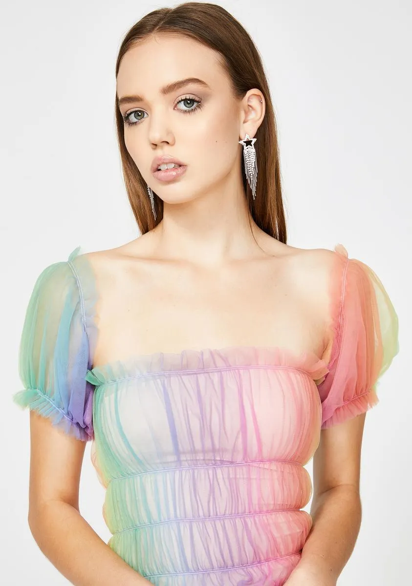 Dream Come True Mesh Top sold by Dolls Kill