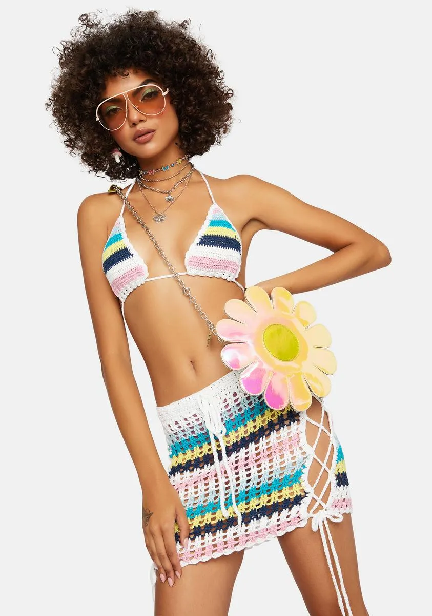 Suit Yourself Crochet Skirt Set sold by Dolls Kill product image thumbnail 2