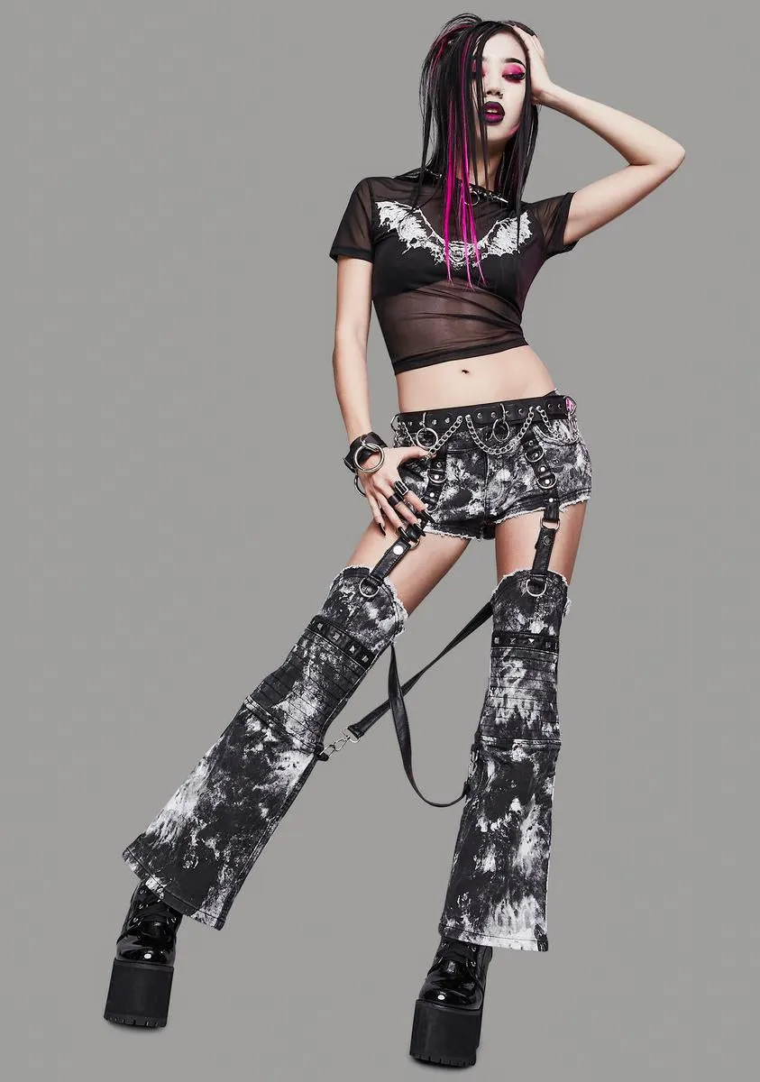 Straight From Hell Mesh Crop Tee sold by Dolls Kill product image thumbnail 3