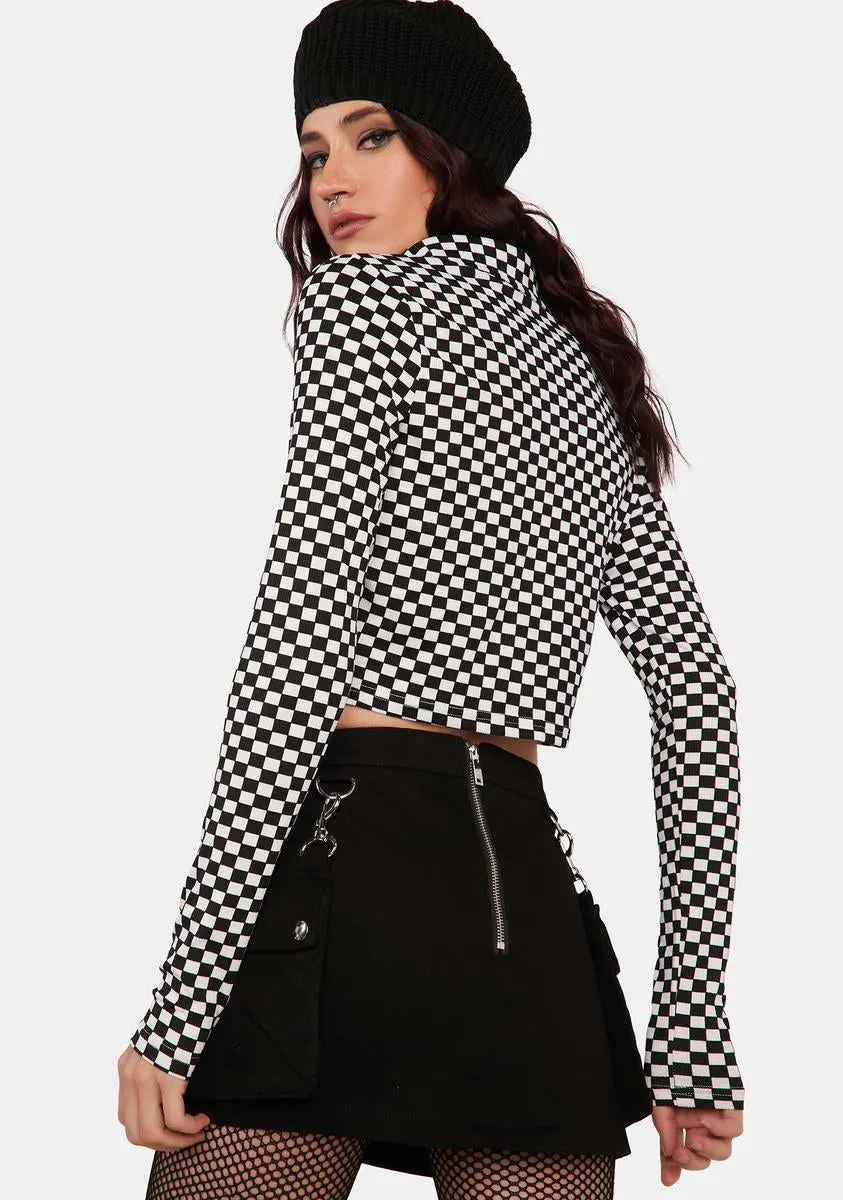 Check You Out Crop Shirt sold by Dolls Kill product image thumbnail 4