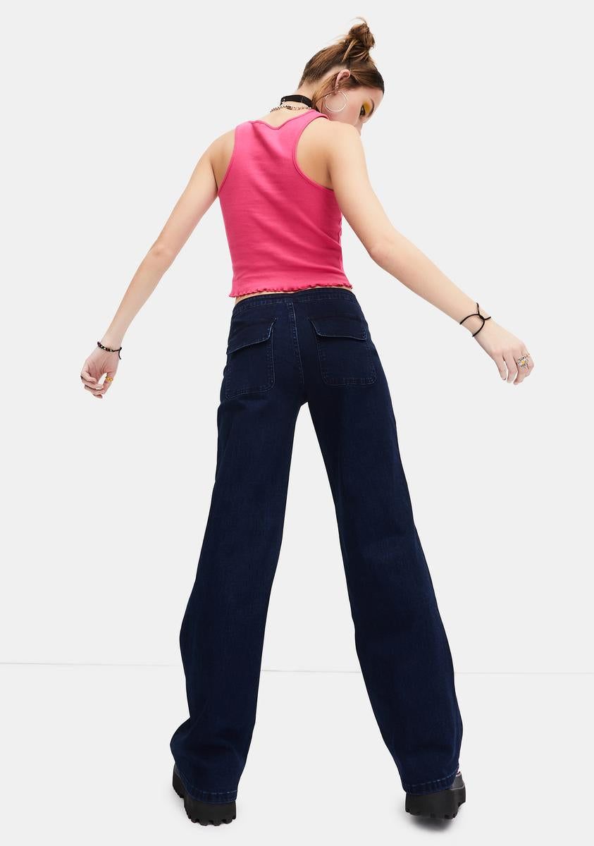Time To Pretend Low Rise Jeans sold by Dolls Kill product image thumbnail 4
