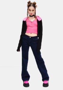 Time To Pretend Low Rise Jeans sold by Dolls Kill