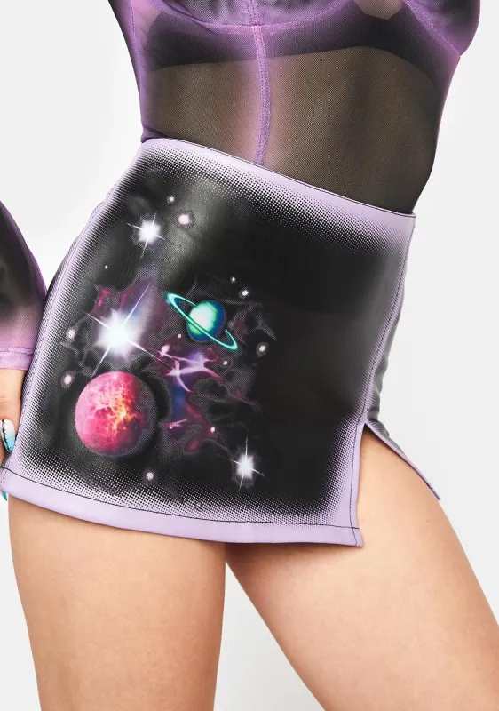 Beyond Starlight Mini Skirt sold by Dolls Kill