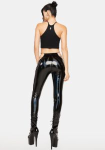 Virtual World Vinyl Pants sold by Dolls Kill