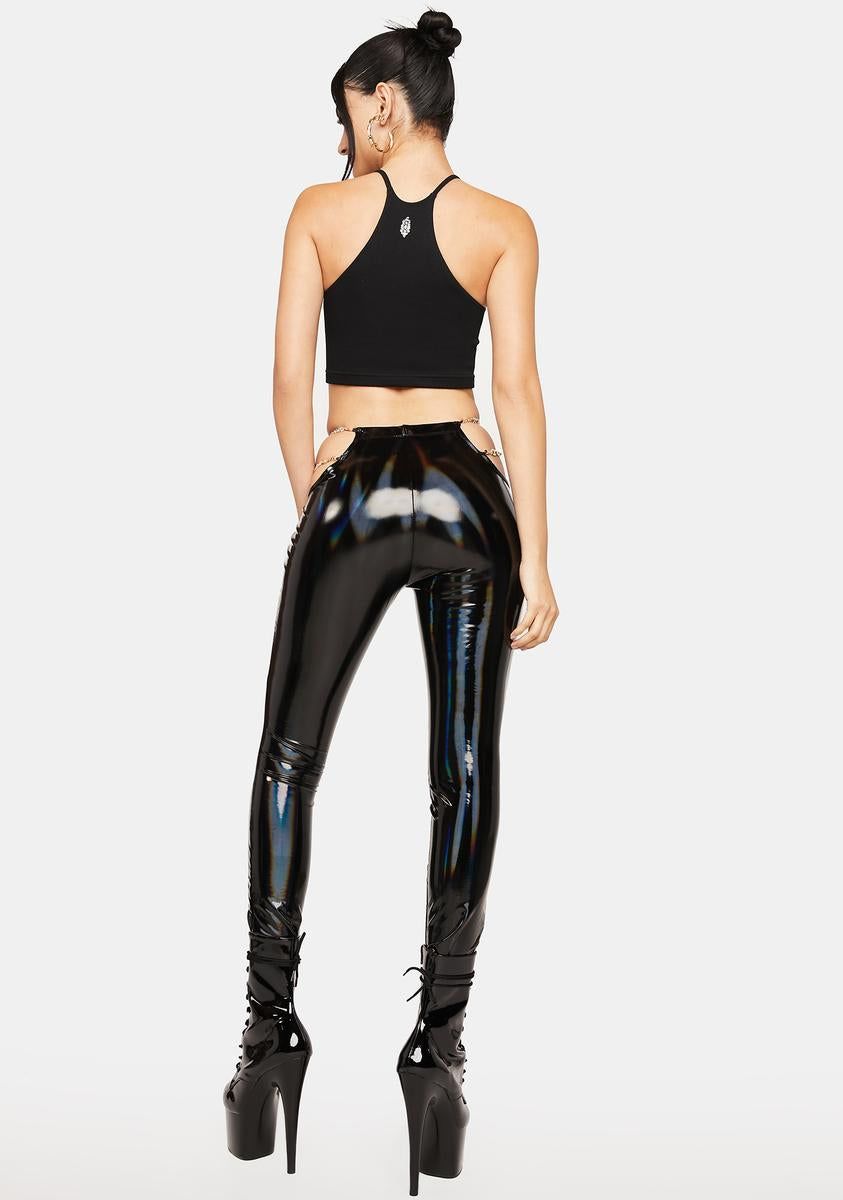 Virtual World Vinyl Pants sold by Dolls Kill product image thumbnail 4