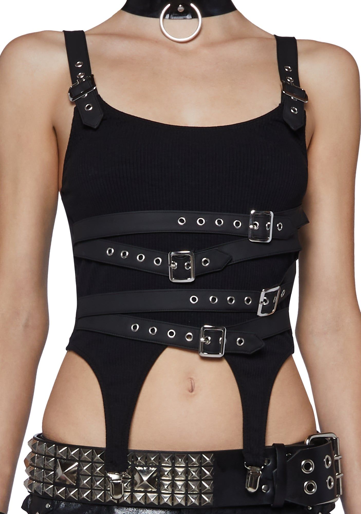 Just Another Baddie Garter Top sold by Dolls Kill product image thumbnail 5
