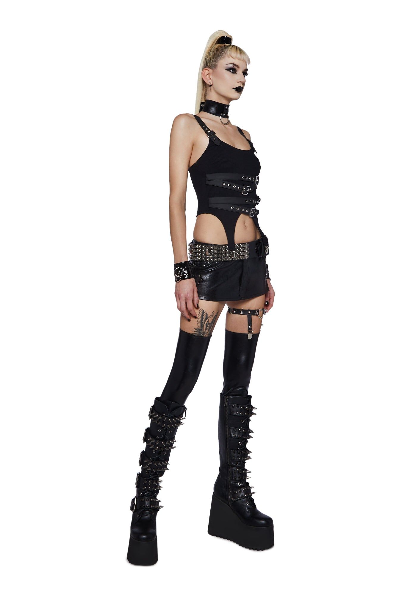 Just Another Baddie Garter Top sold by Dolls Kill product image thumbnail 2
