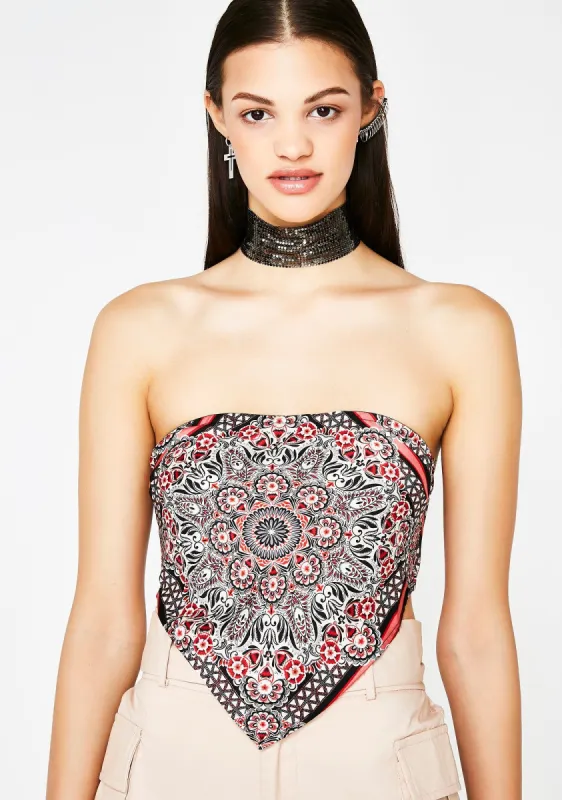 Natural High Bandana Top sold by Dolls Kill