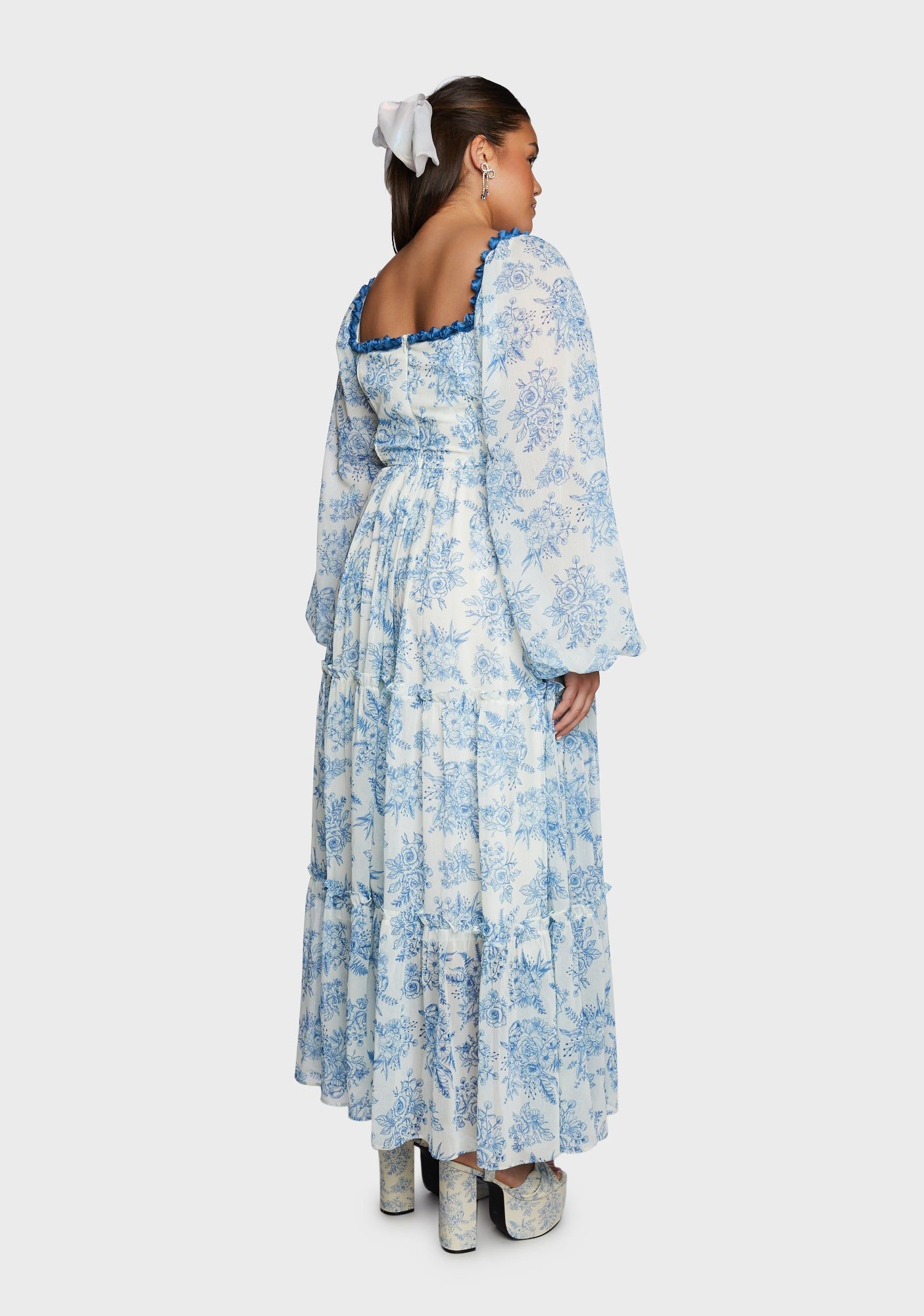 Plus Holding Court Maxi Dress sold by Dolls Kill product image thumbnail 4