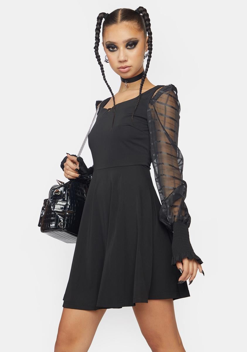 Off The Shoulder Mini Dress sold by Dolls Kill product image thumbnail 2