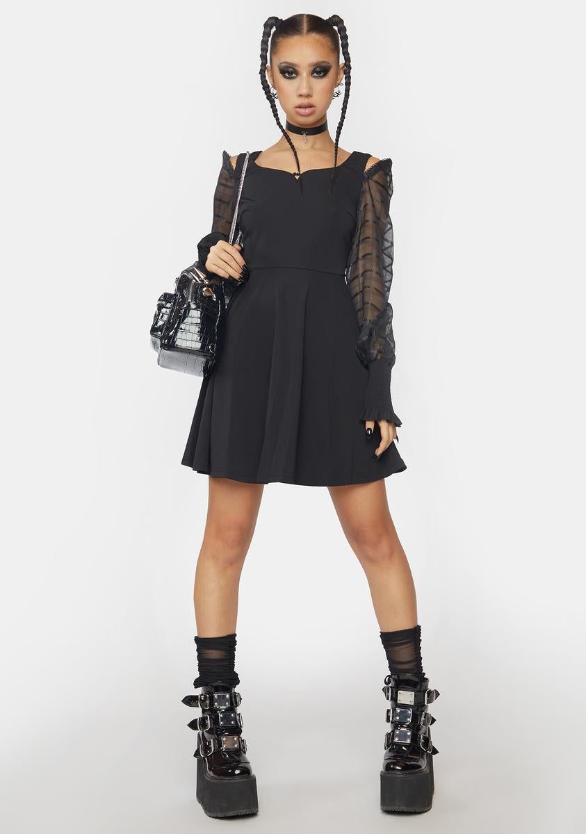 Off The Shoulder Mini Dress sold by Dolls Kill product image thumbnail 3