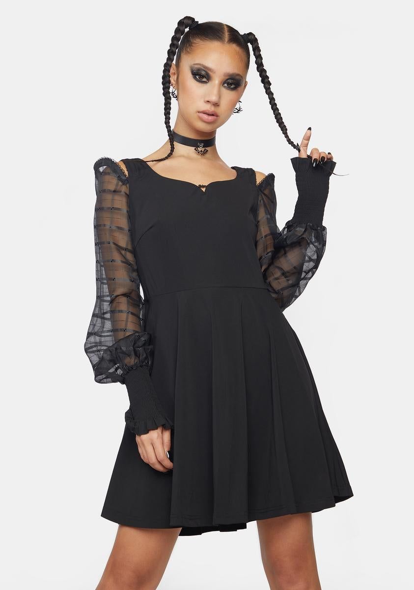 Off The Shoulder Mini Dress sold by Dolls Kill