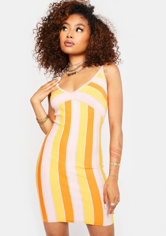 Heard It Before Striped Mini Dress sold by Dolls Kill