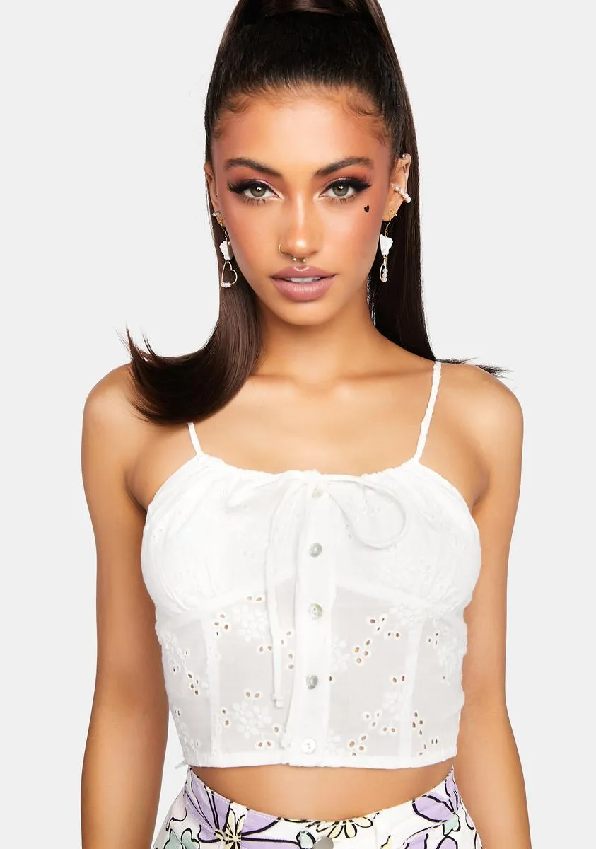 Have You Ever Crop Top sold by Dolls Kill