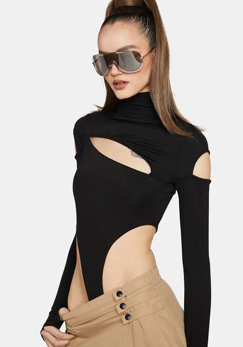 Caught My Heart Cutout Bodysuit sold by Dolls Kill product image thumbnail 2