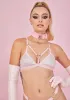 Sparkle Bonbon Harness Bralette sold by Dolls Kill