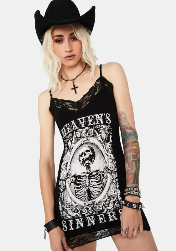 Heaven's Sinners Cami Dress sold by Dolls Kill