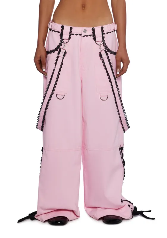 Stay Cute Cargo Pants sold by Dolls Kill