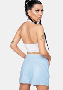 Sky Ocean Drive Vibes Mini Skirt sold by Dolls Kill