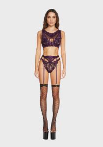 Fantasy Fulfilled Lingerie Set sold by Dolls Kill