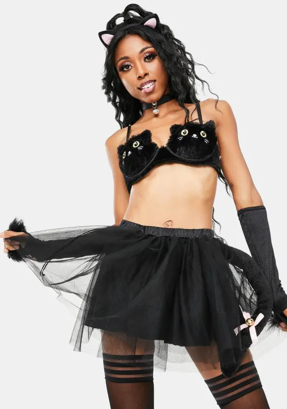 Kitten Of Darkness Costume Set sold by Dolls Kill