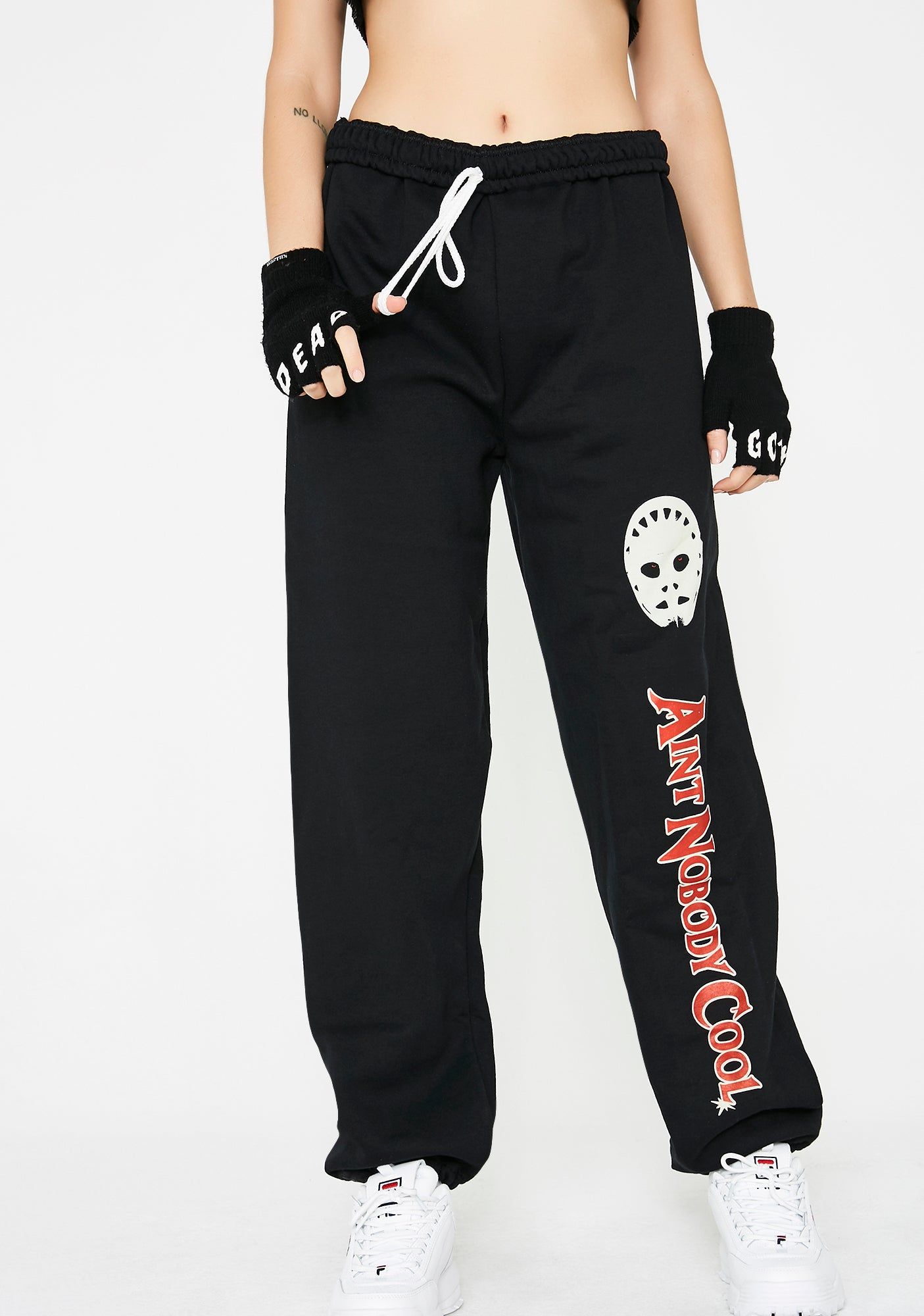 Death Face Sweatpants sold by Dolls Kill