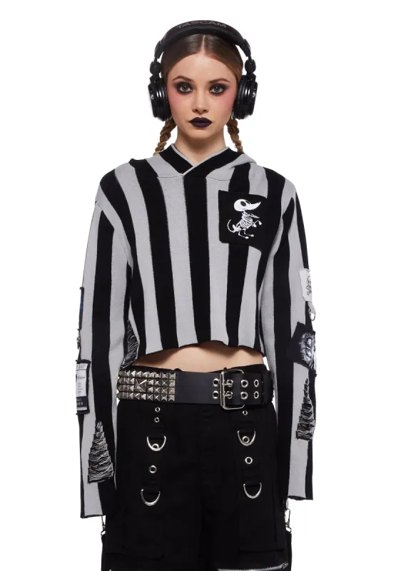 Pretty Criminal Sweater sold by Dolls Kill