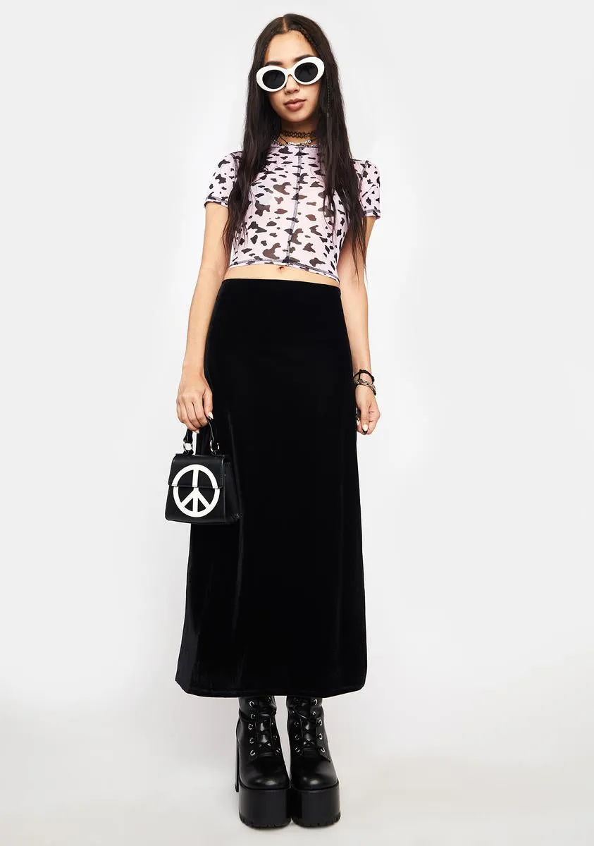 Brighter World Mesh Crop Top sold by Dolls Kill product image thumbnail 3