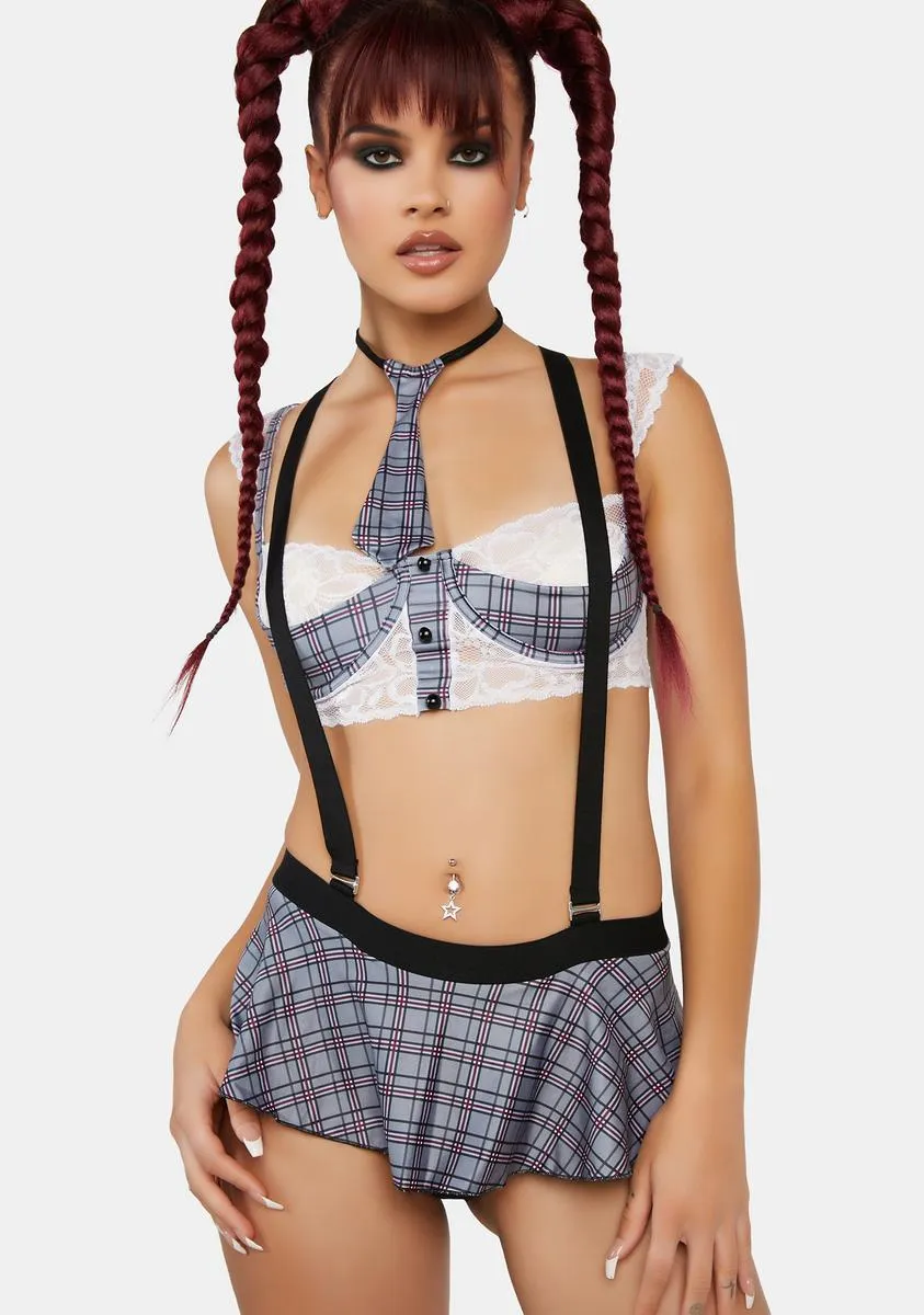 Stay After Class Lingerie Set sold by Dolls Kill