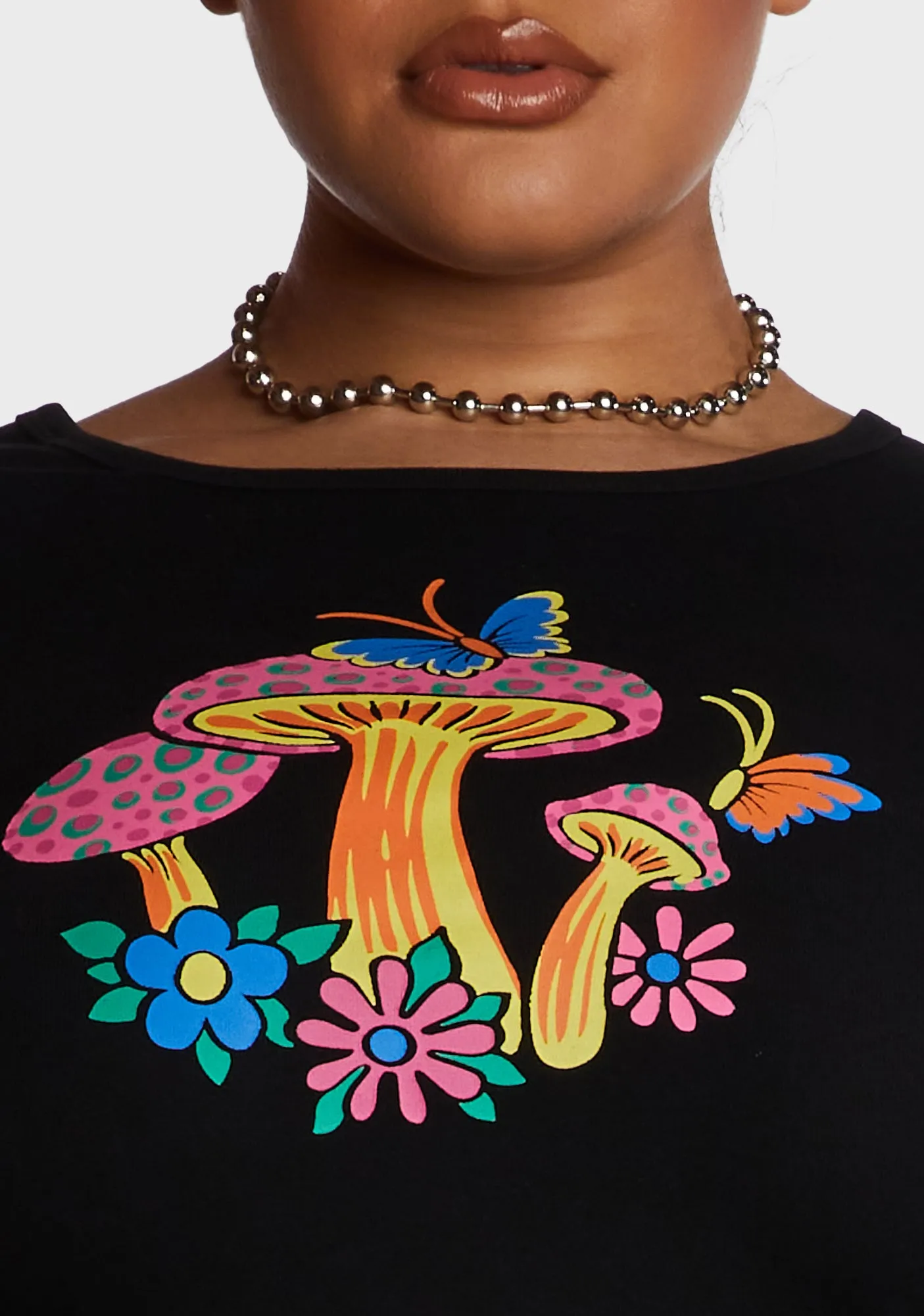 Plus Messing With Magic Bell Sleeve Dress sold by Dolls Kill product image thumbnail 5