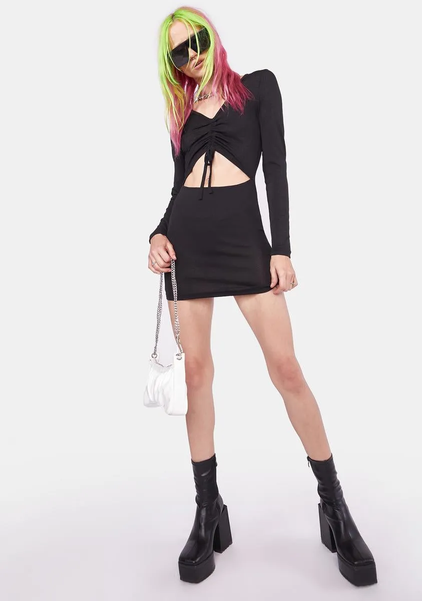 Slinky Ruched Front Dress sold by Dolls Kill product image thumbnail 3