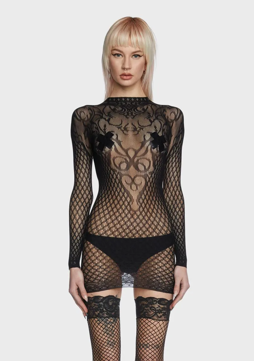 Divine Sign Bodystocking Dress sold by Dolls Kill