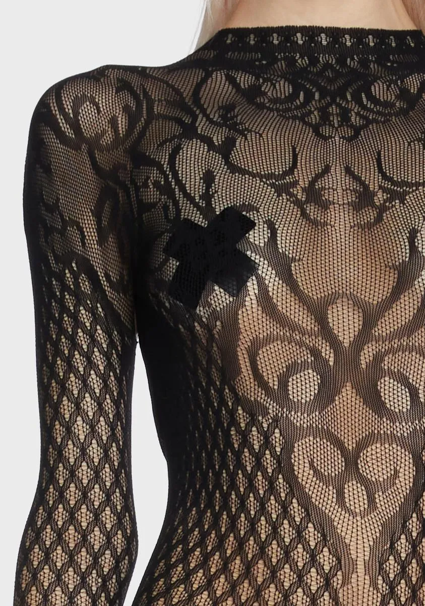 Divine Sign Bodystocking Dress sold by Dolls Kill product image thumbnail 2