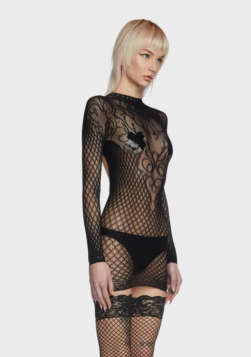 Divine Sign Bodystocking Dress sold by Dolls Kill product image thumbnail 3