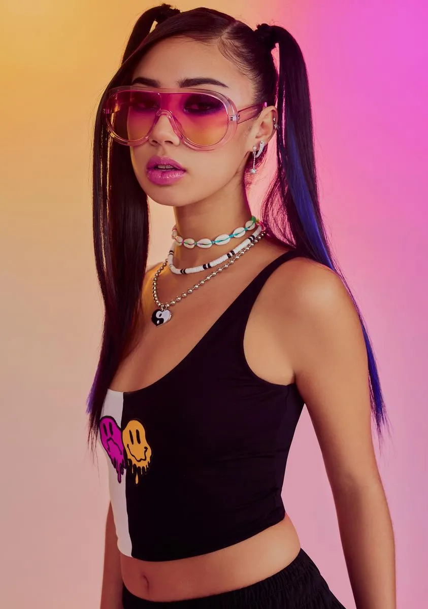 Undercover Smile Crop Tank sold by Dolls Kill product image thumbnail 2