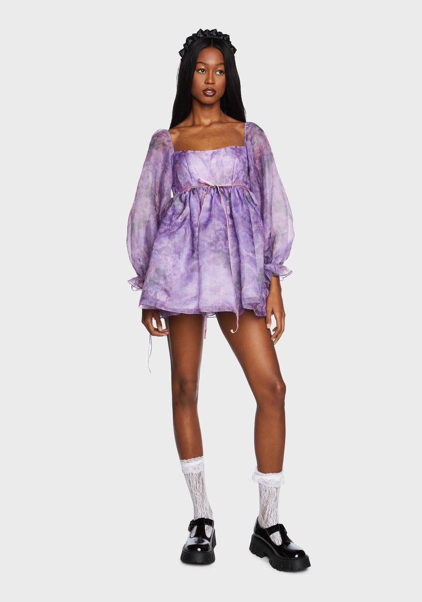 Midnight Rose Sylvie Babydoll Dress sold by Dolls Kill product image thumbnail 5