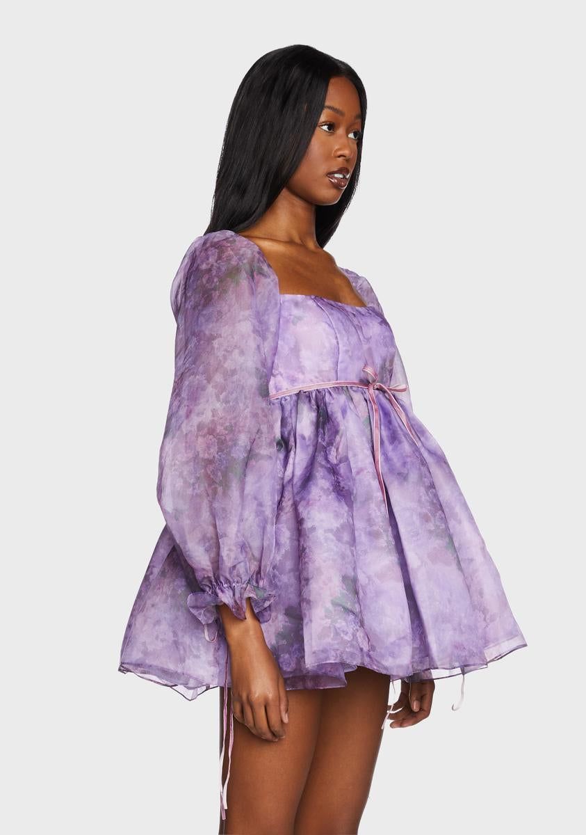 Midnight Rose Sylvie Babydoll Dress sold by Dolls Kill product image thumbnail 3