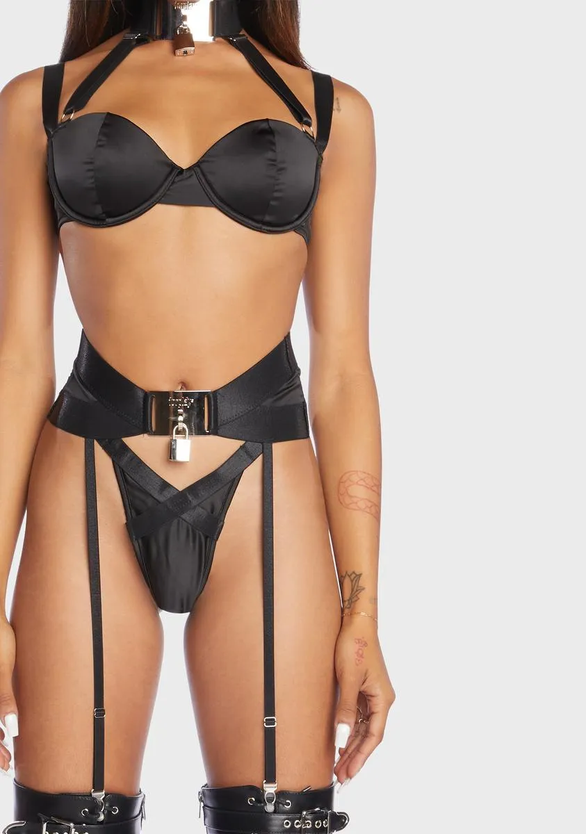 On Lock Lingerie Set sold by Dolls Kill product image thumbnail 2