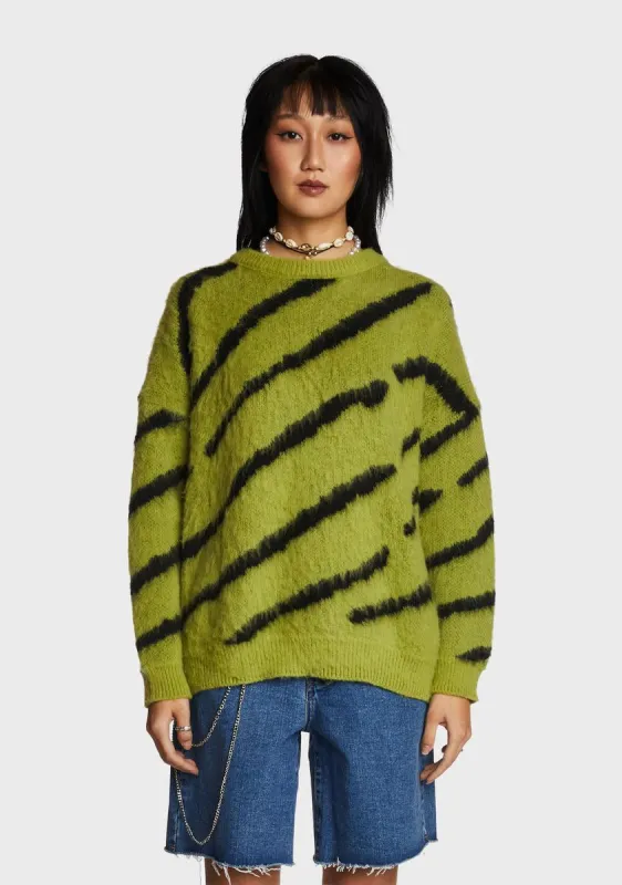 Stand Up Rebels Oversized Sweater sold by Dolls Kill