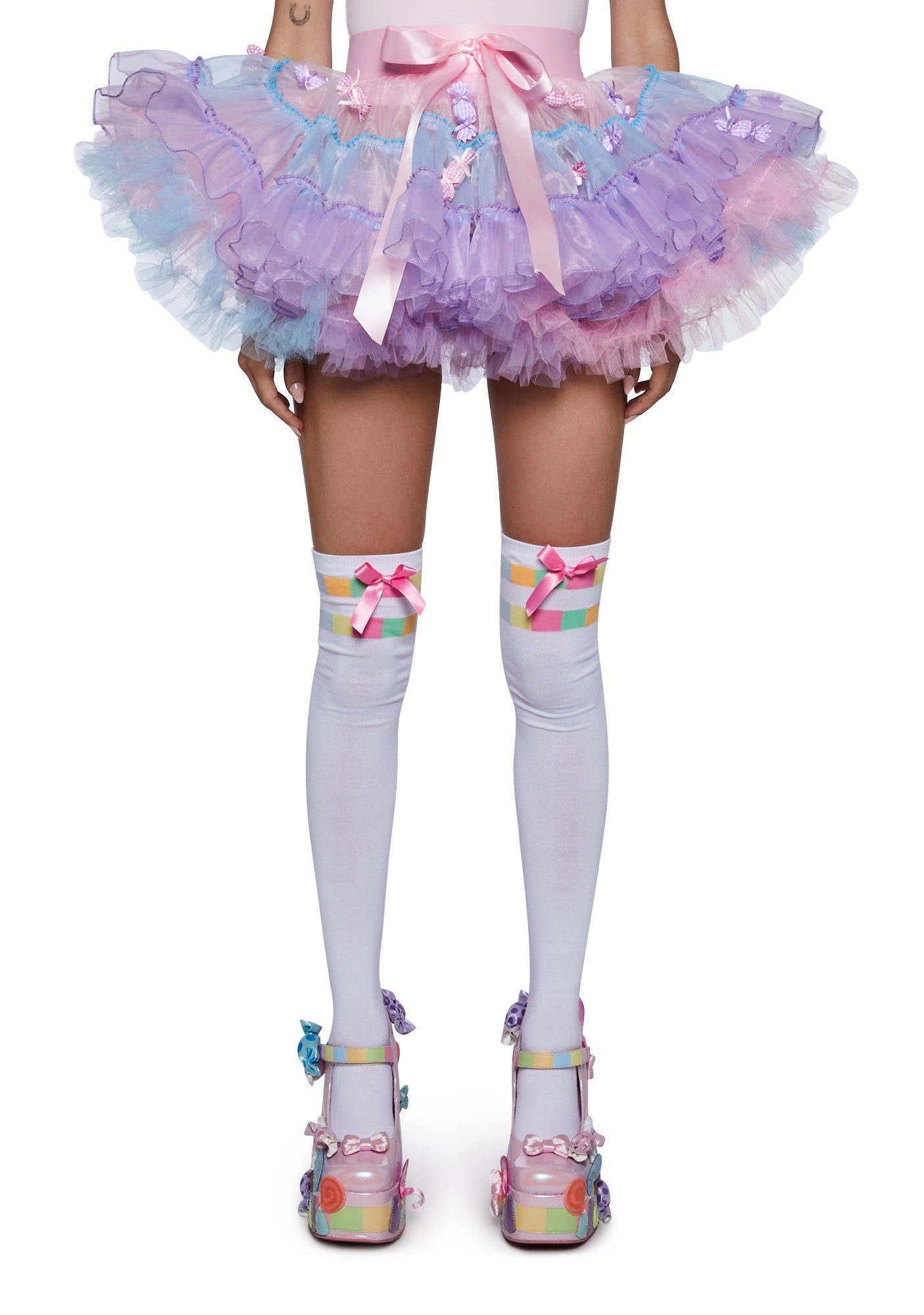 Get A Taste Mini Skirt sold by Dolls Kill