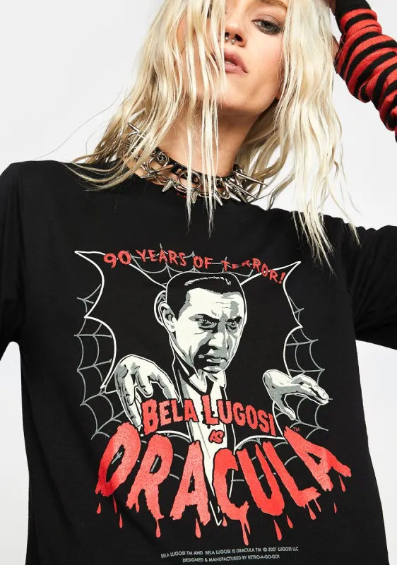 Bella Lugosi Dracula Terror Graphic Tee made by Dolls Kill