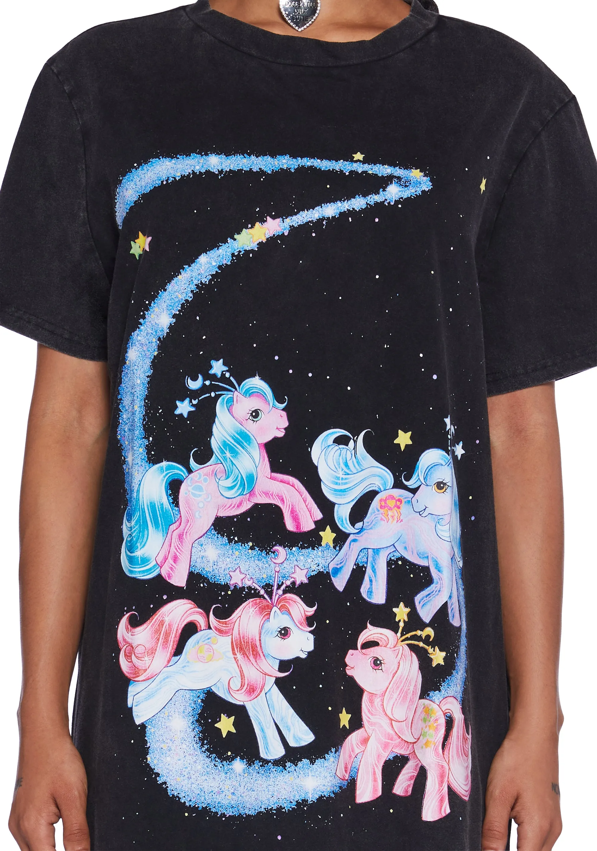 Galactic Traveler Oversized Graphic Tee sold by Dolls Kill product image thumbnail 5