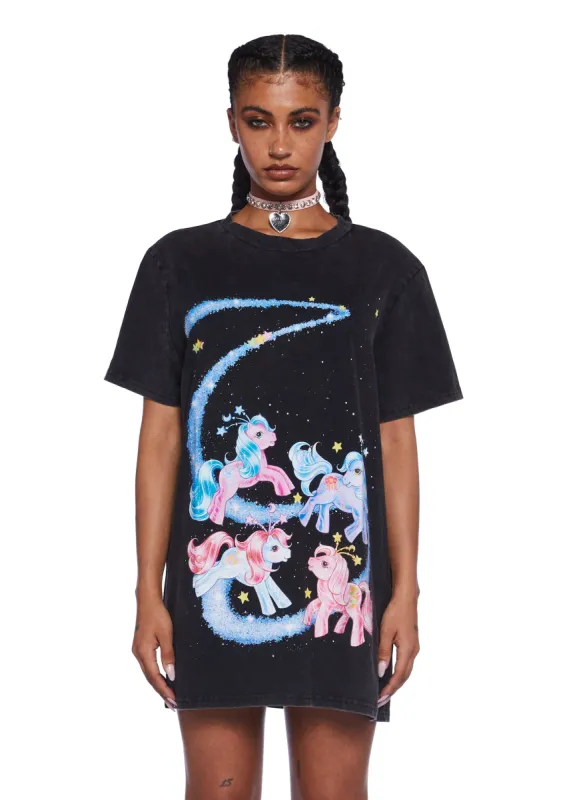 Galactic Traveler Oversized Graphic Tee sold by Dolls Kill