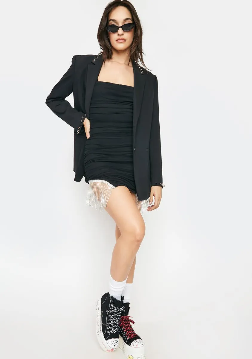 Cabaret Rhinestone Bodycon Dress sold by Dolls Kill product image thumbnail 2