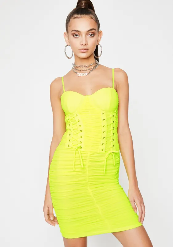 Vivid Lovely Soiree Corset Dress sold by Dolls Kill