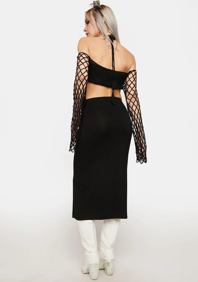 Loveable Me Midi Skirt sold by Dolls Kill product image thumbnail 4