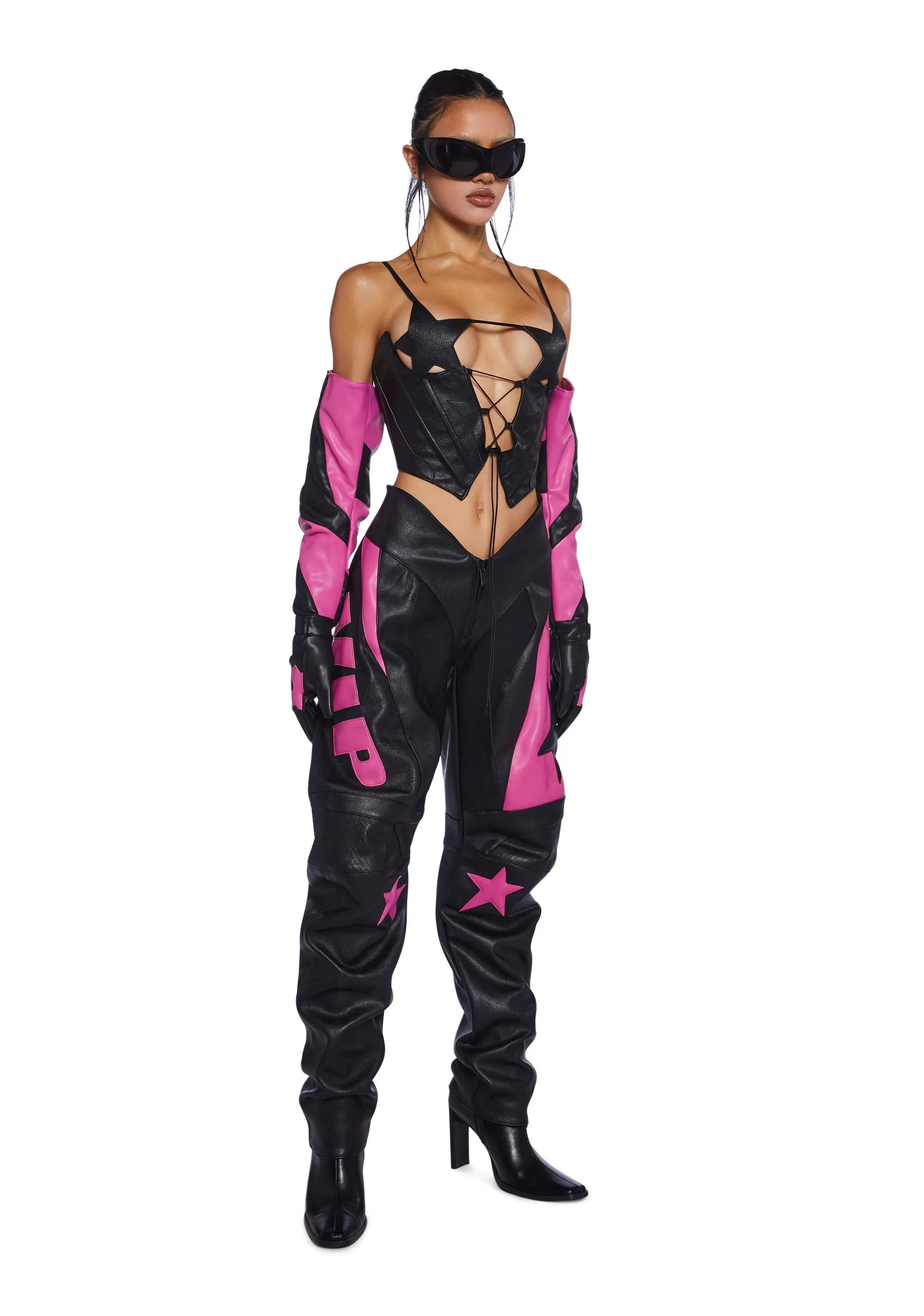 Fame Moto Pants - Multi sold by Dolls Kill product image thumbnail 3