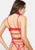 Red Double Strapped Lingerie Set sold by Dolls Kill