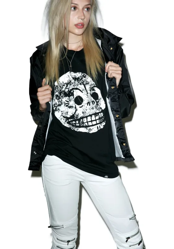 Muscle Moon Skull Tank sold by Dolls Kill