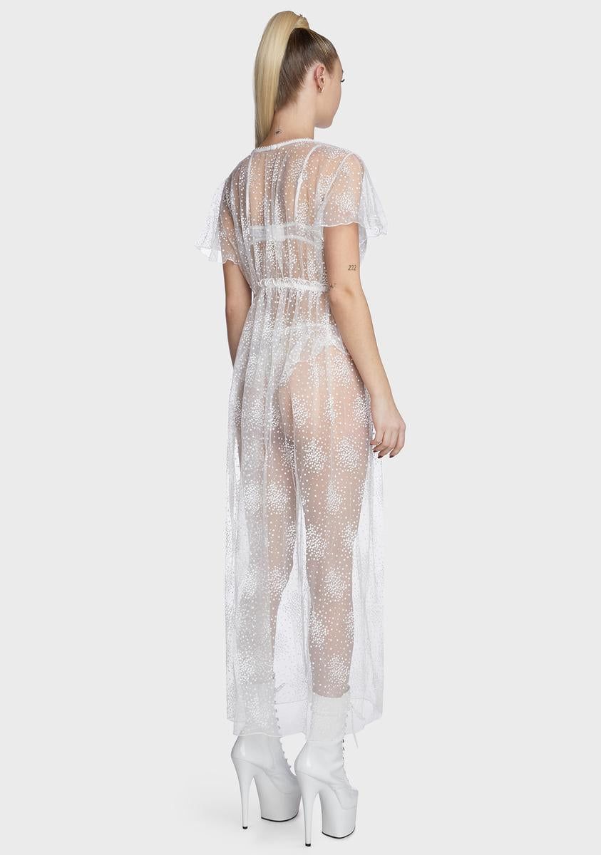 Magic Touches Tulle Robe sold by Dolls Kill product image thumbnail 4